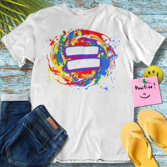 Rainbow Equality Unleashed- Graphic T-Shirt