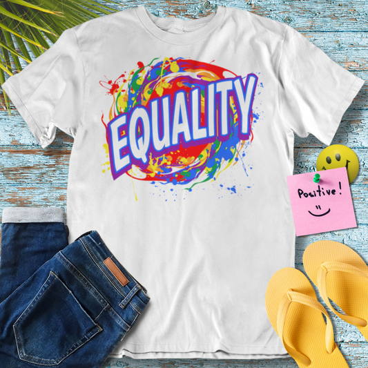 Equality Unbound, Vibrant Social Justice Art - Graphic T-Shirt