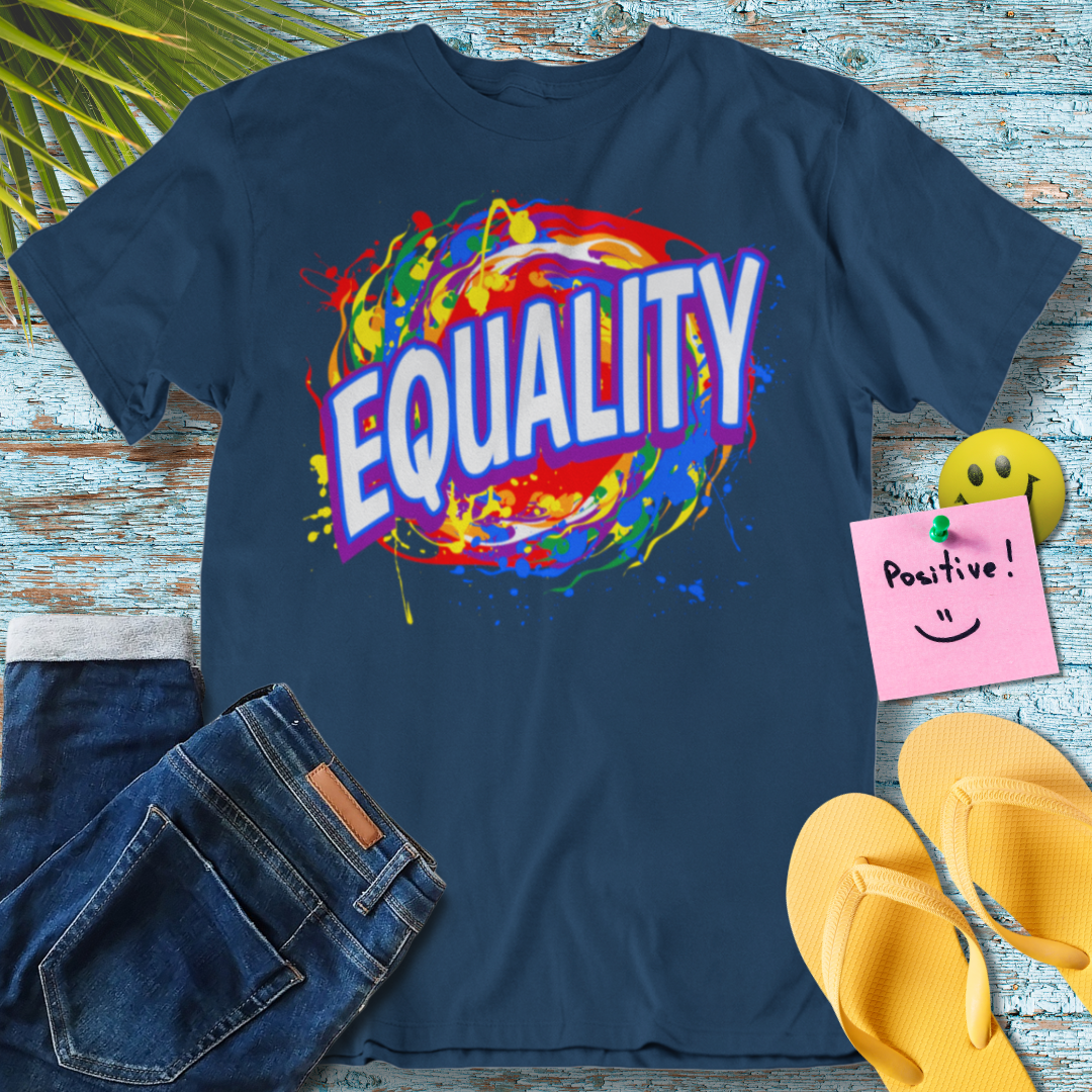Equality Unbound, Vibrant Social Justice Art - Graphic T-Shirt