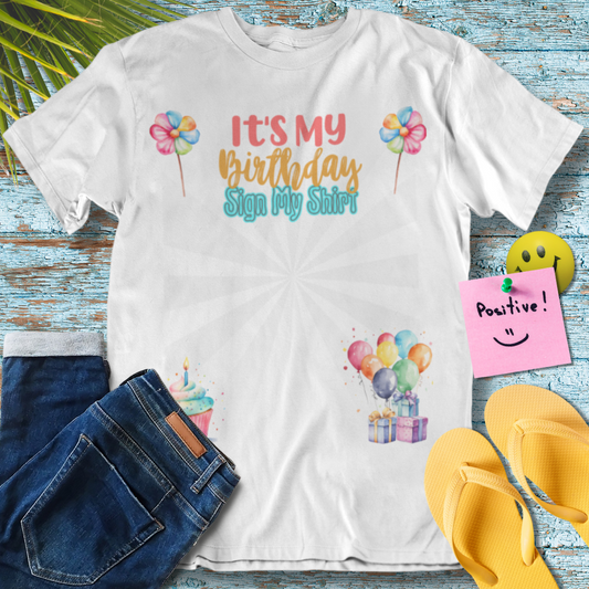 Her Birthday Celebration Sign - Graphic T-Shirt