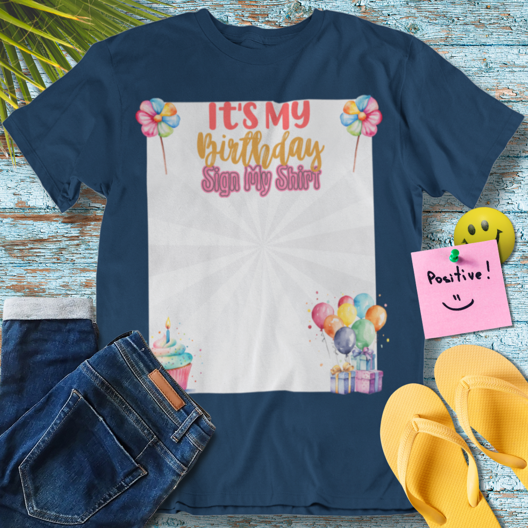 Birthday Celebration Signature - Graphic T-Shirt