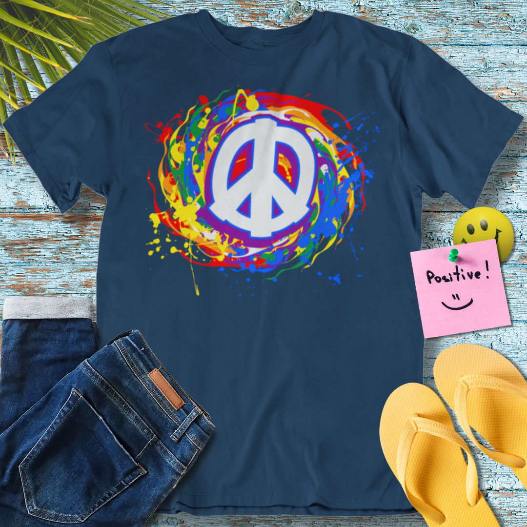 Harmony Unleashed, Rainbow Unity - Graphic T-Shirt