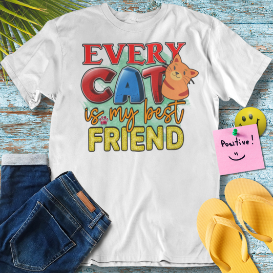 Every Cat is My Best Friend - Graphic T-Shirt