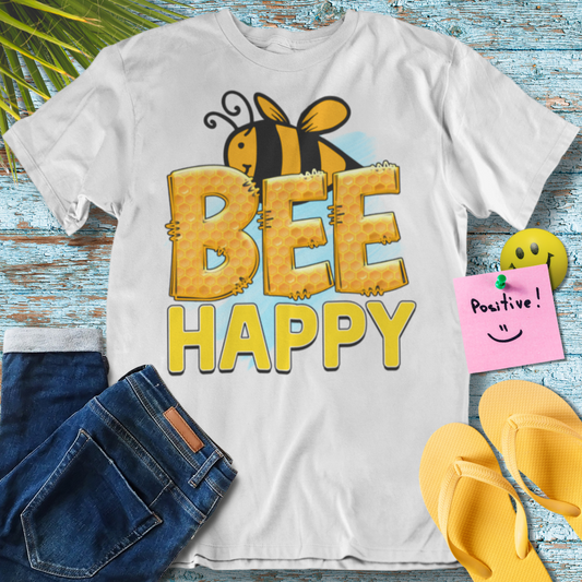 Bee Happy Unisex T-Shirt