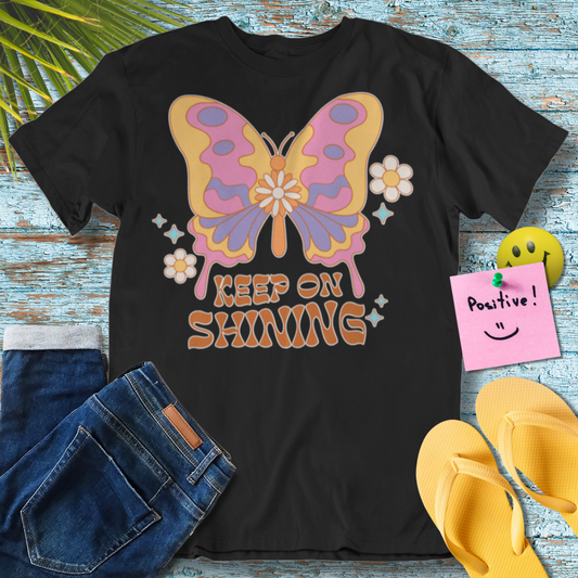 Keep On Shinning - Graphic T-Shirt