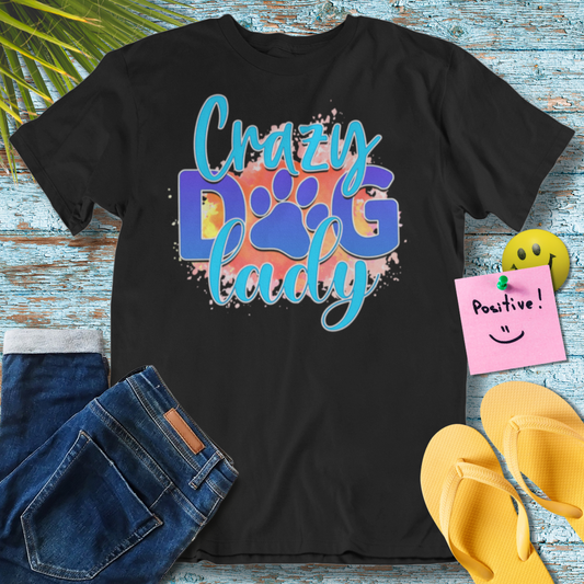 Crazy Dog Lady - Graphic T-Shirt
