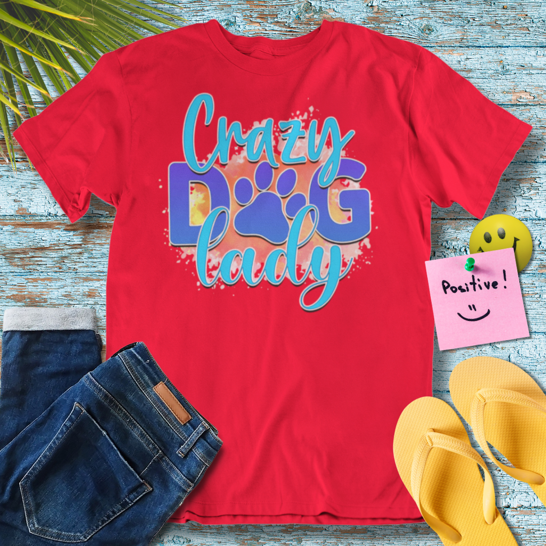 Crazy Dog Lady - Graphic T-Shirt