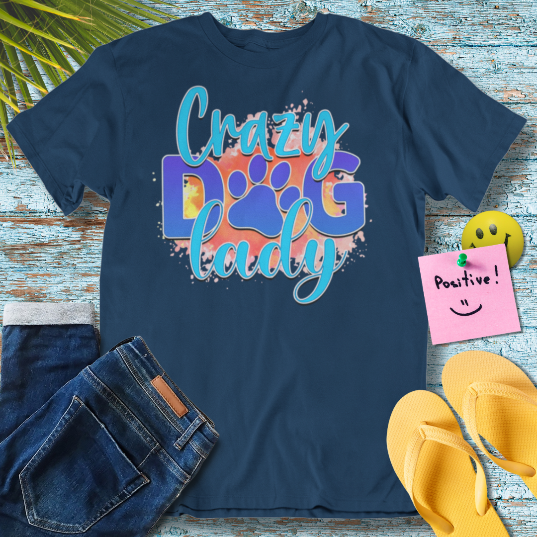 Crazy Dog Lady - Graphic T-Shirt