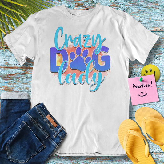Crazy Dog Lady - Graphic T-Shirt