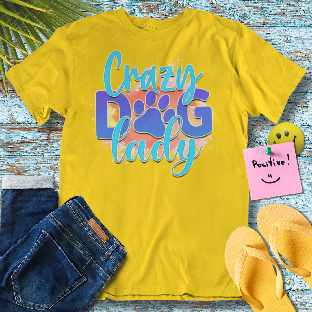 Crazy Dog Lady - Graphic T-Shirt
