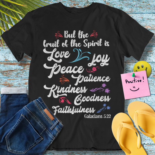 Fruits of the Spirit, Biblical Virtues - Graphic T-Shirt