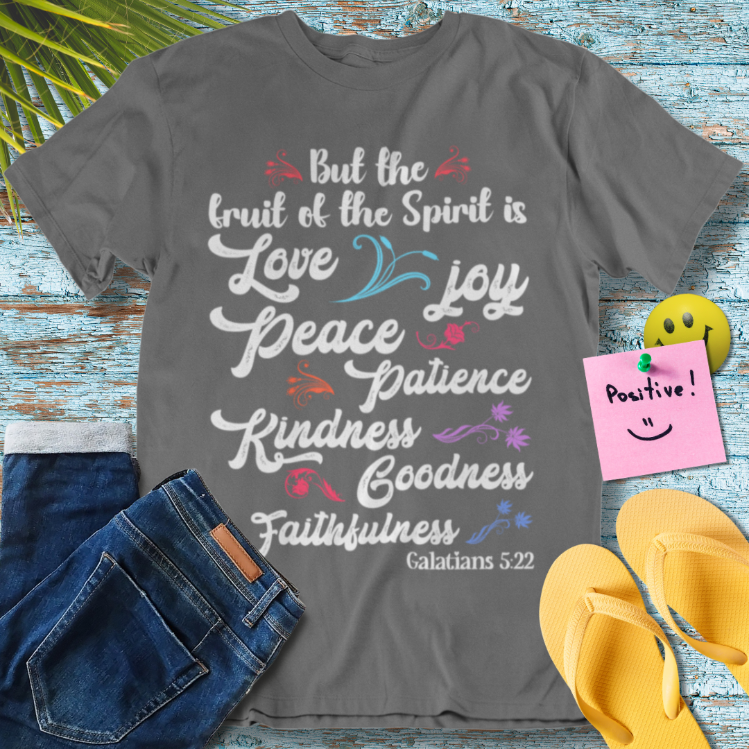 Fruits of the Spirit, Biblical Virtues - Graphic T-Shirt