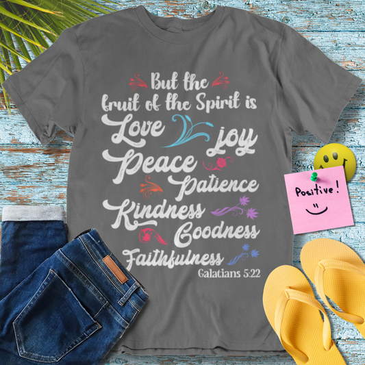 Fruits of the Spirit, Biblical Virtues - Graphic T-Shirt