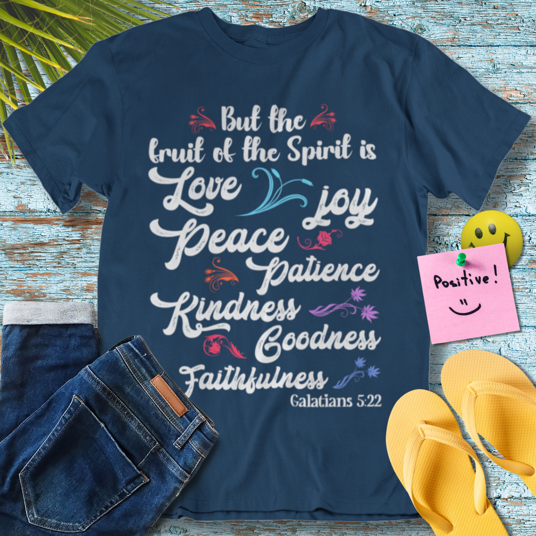 Fruits of the Spirit, Biblical Virtues - Graphic T-Shirt