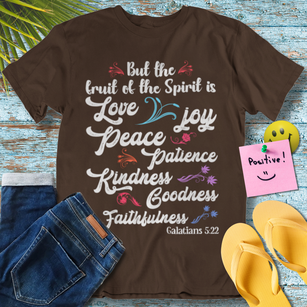 Fruits of the Spirit, Biblical Virtues - Graphic T-Shirt