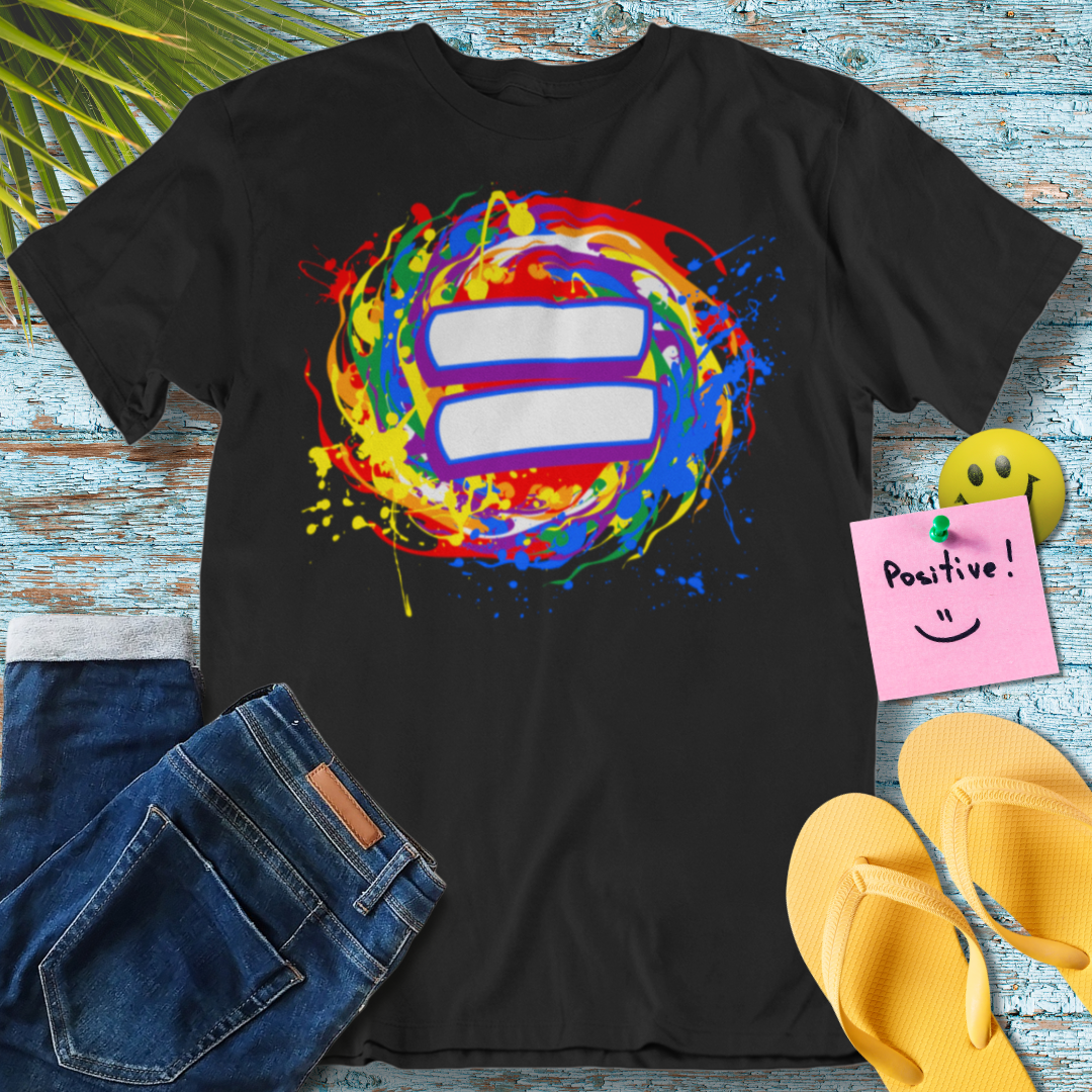 Rainbow Equality Unleashed- Graphic T-Shirt