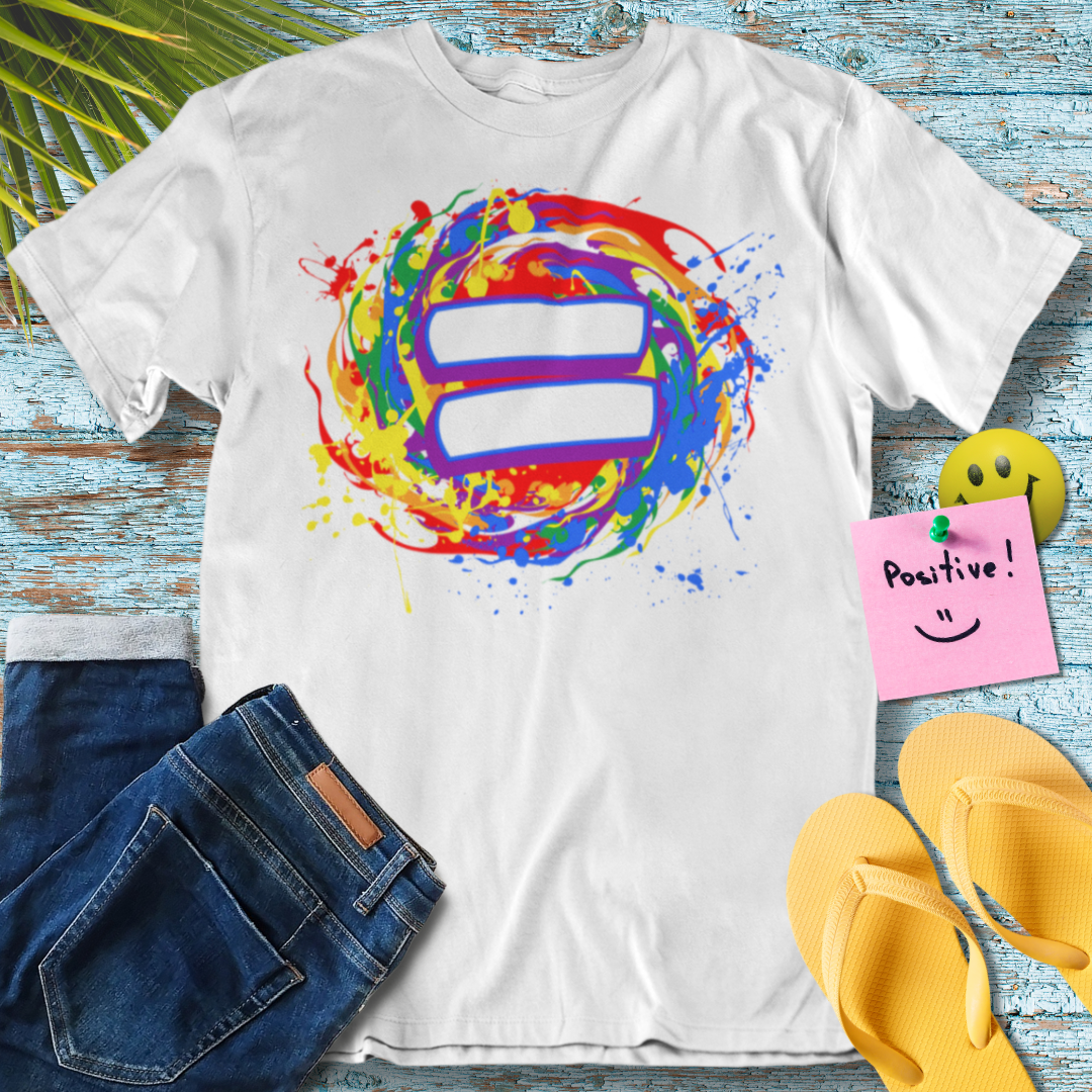 Rainbow Equality Unleashed- Graphic T-Shirt