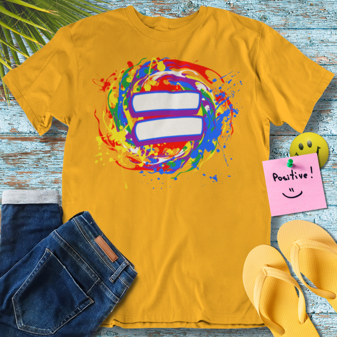 Rainbow Equality Unleashed- Graphic T-Shirt