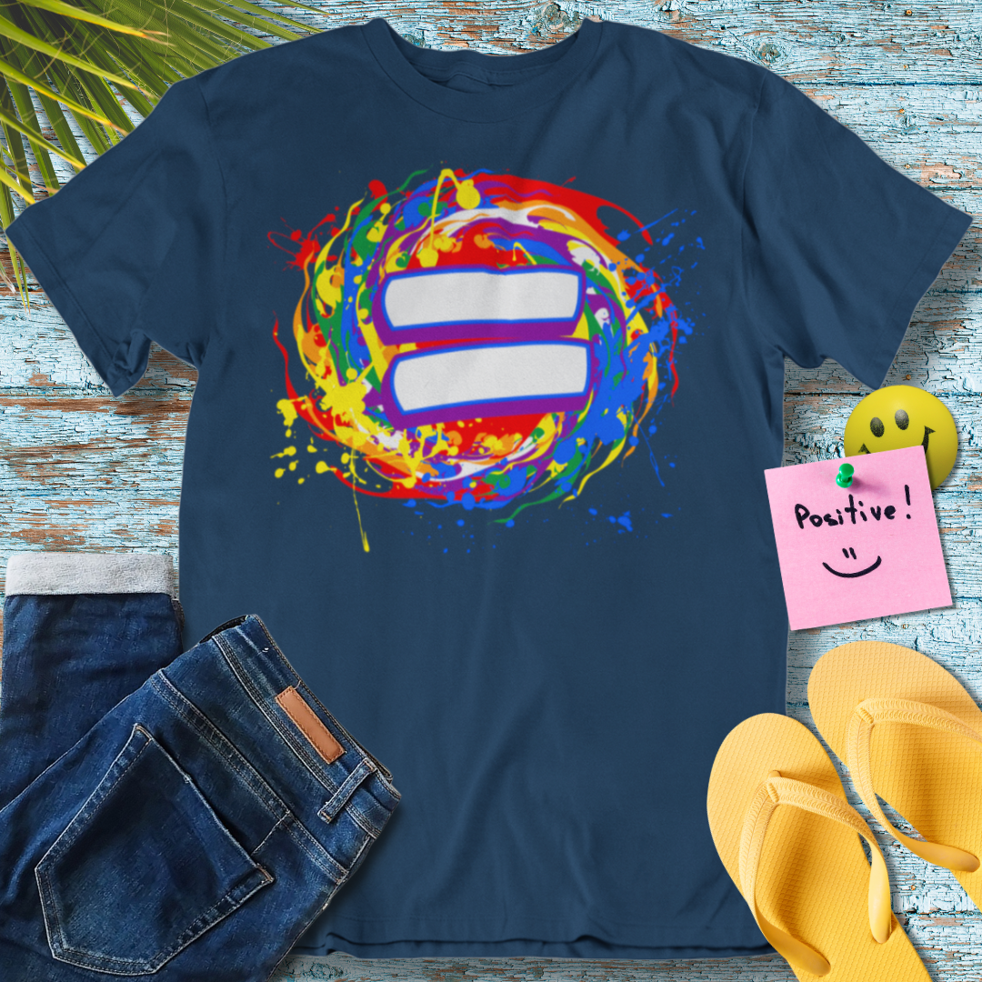 Rainbow Equality Unleashed- Graphic T-Shirt