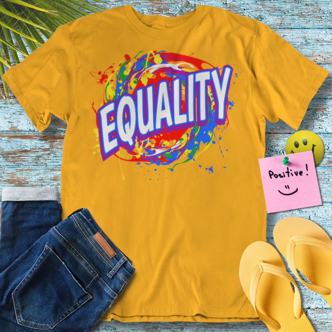 Equality Unbound, Vibrant Social Justice Art - Graphic T-Shirt