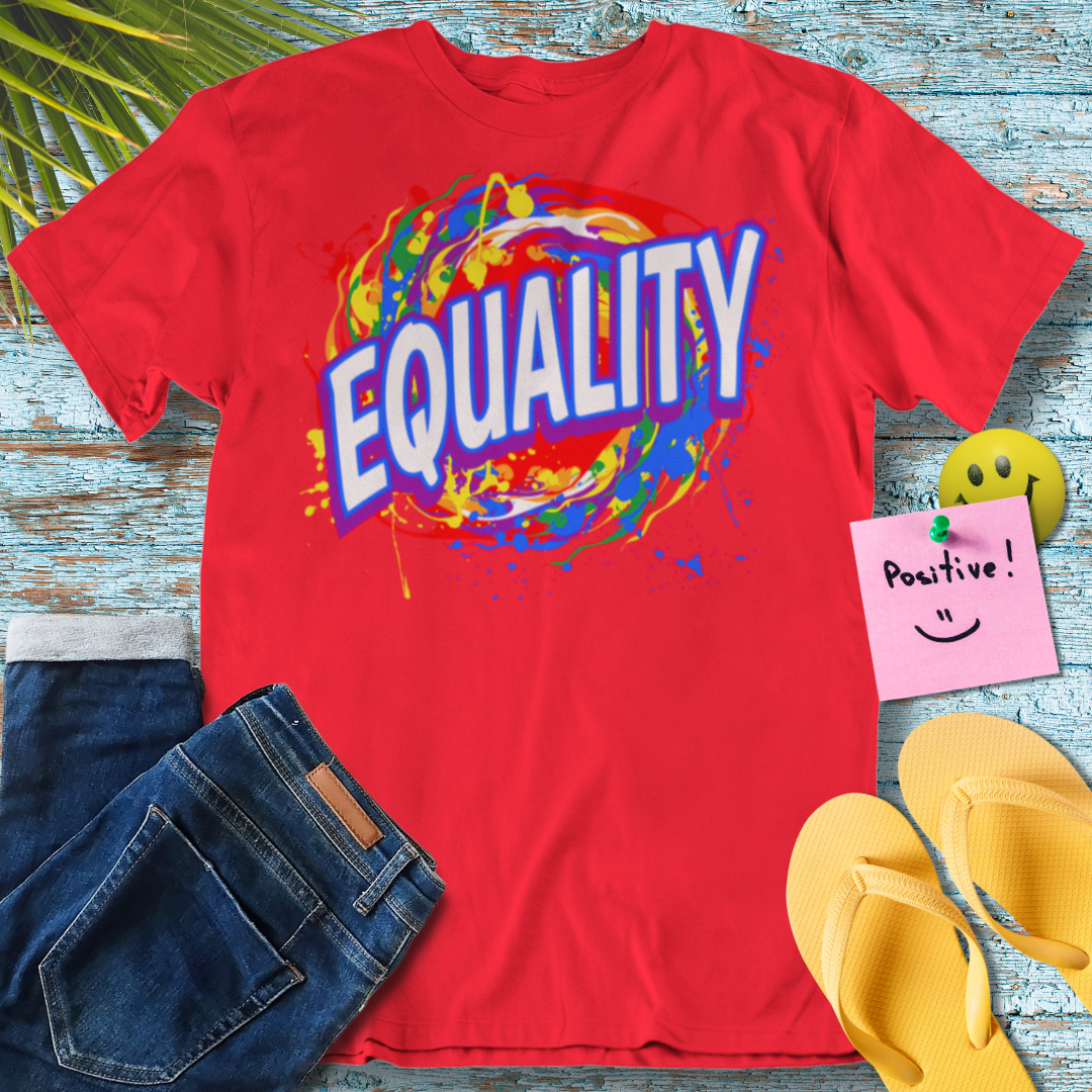Equality Unbound, Vibrant Social Justice Art - Graphic T-Shirt