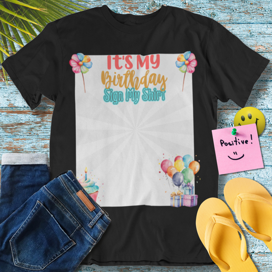 Her Birthday Celebration Sign - Graphic T-Shirt
