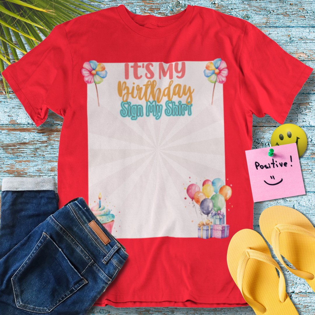 Her Birthday Celebration Sign - Graphic T-Shirt