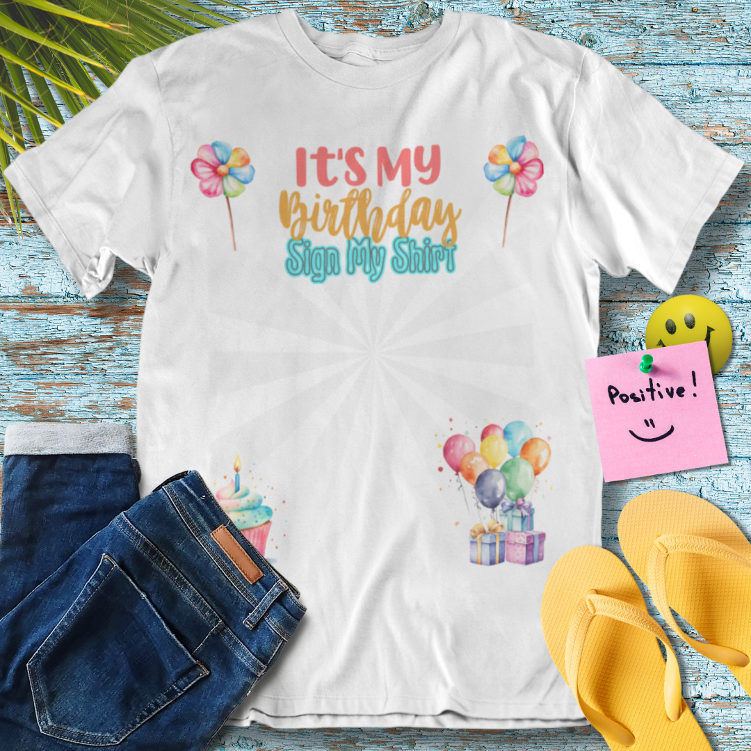 Her Birthday Celebration Sign - Graphic T-Shirt