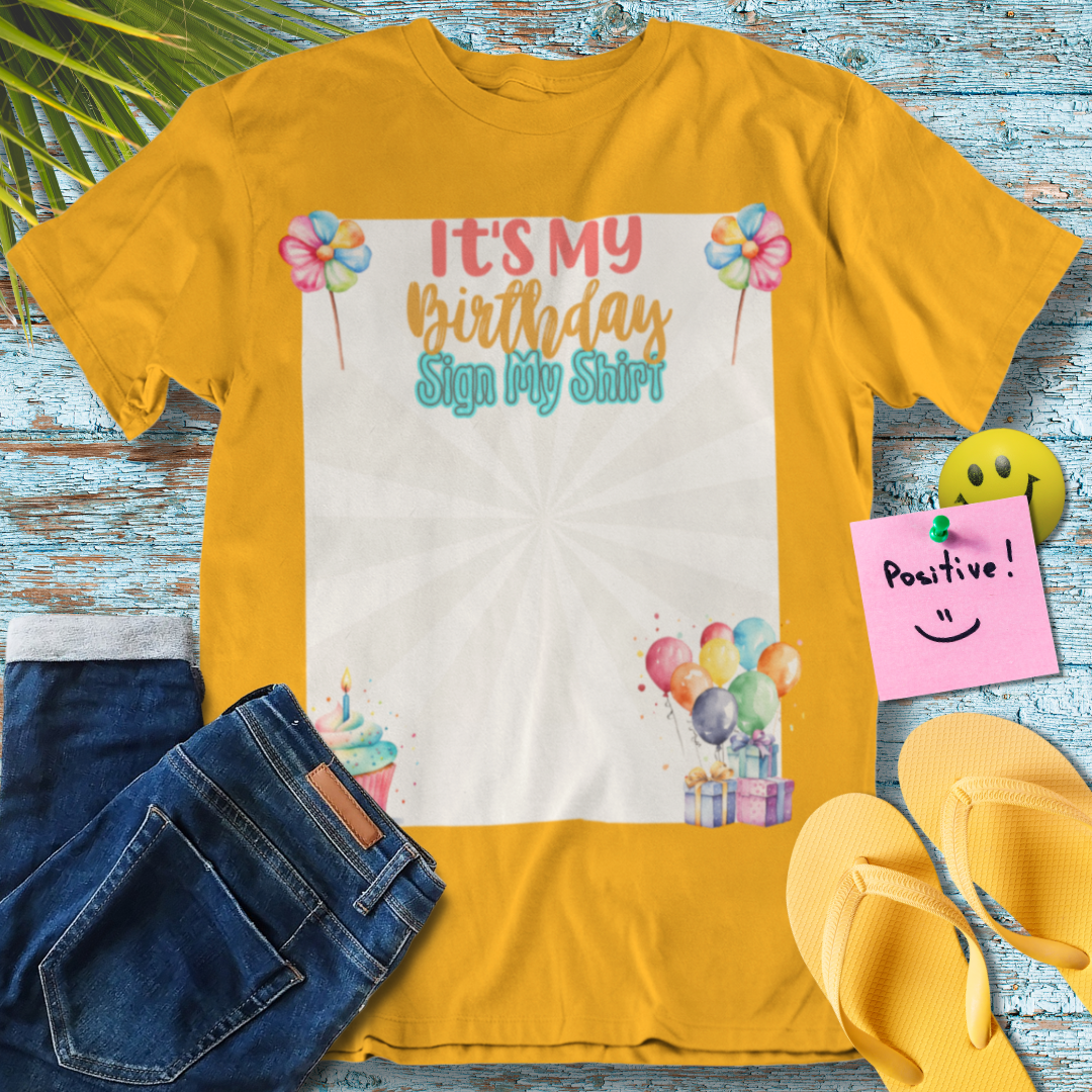 Her Birthday Celebration Sign - Graphic T-Shirt