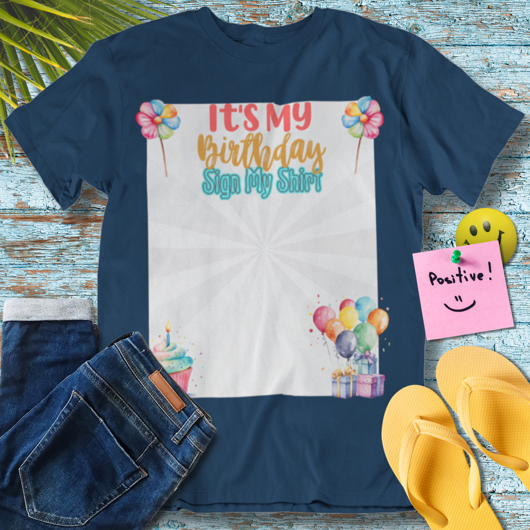 Her Birthday Celebration Sign - Graphic T-Shirt