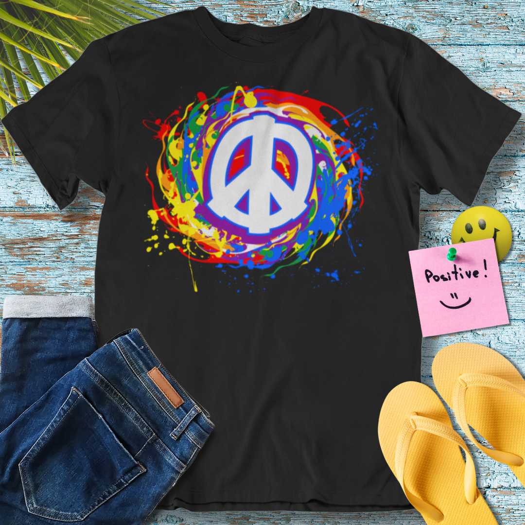 Harmony Unleashed, Rainbow Unity - Graphic T-Shirt