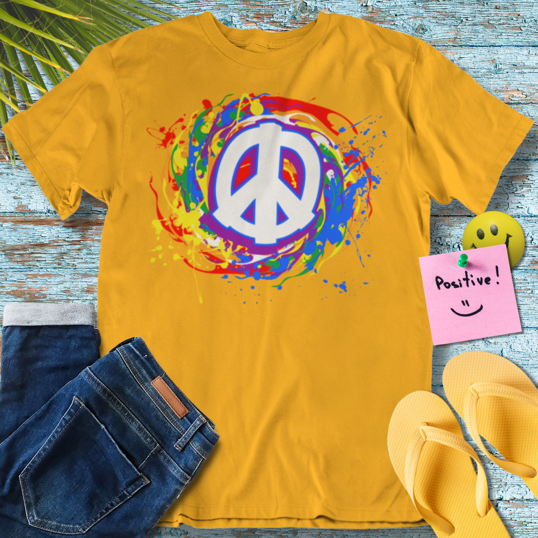 Harmony Unleashed, Rainbow Unity - Graphic T-Shirt