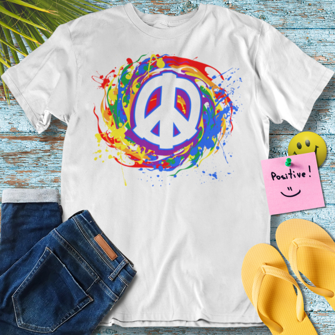 Harmony Unleashed, Rainbow Unity - Graphic T-Shirt