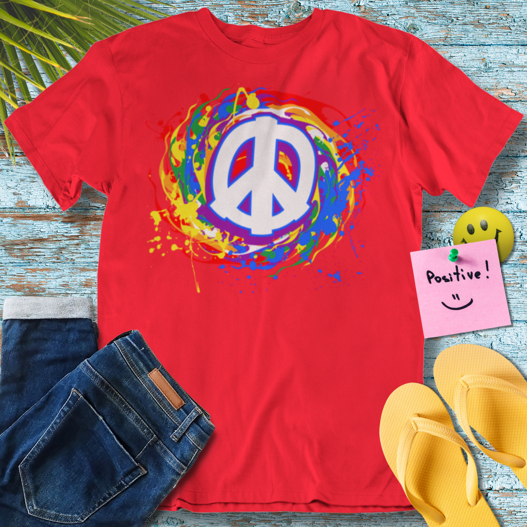 Harmony Unleashed, Rainbow Unity - Graphic T-Shirt