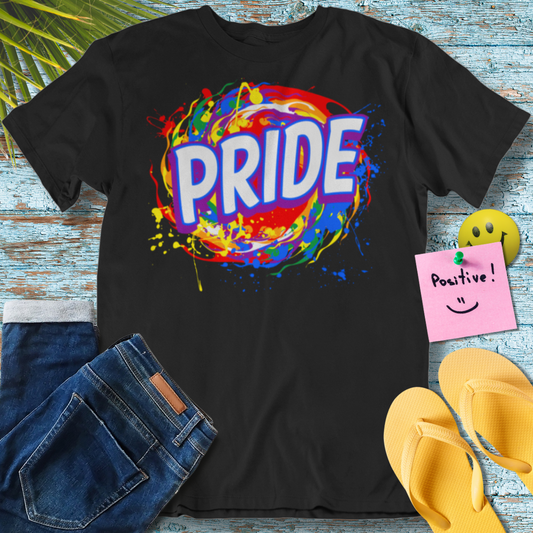 Pride Unleashed, Colorful LGBTQ+ - Graphic T-Shirt