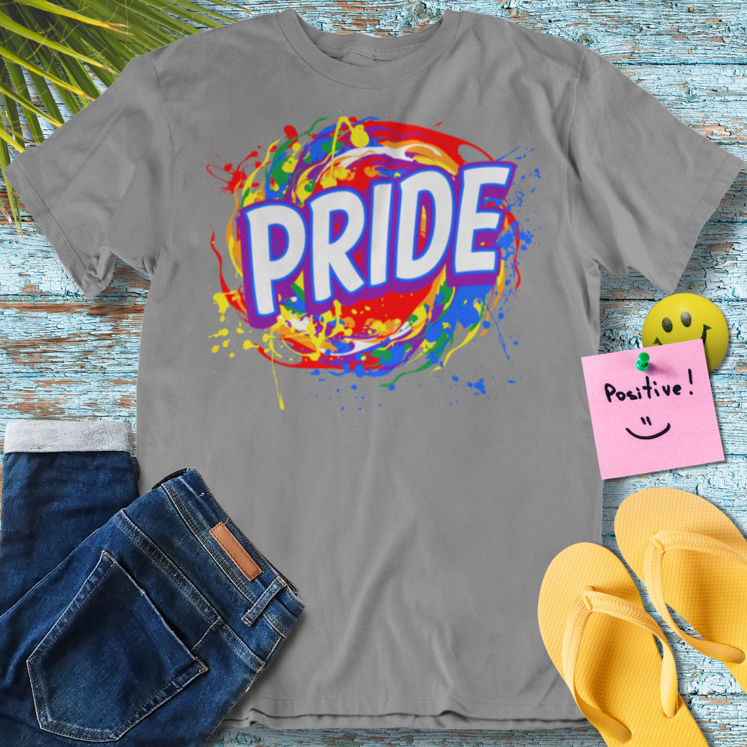 Pride Unleashed, Colorful LGBTQ+ - Graphic T-Shirt