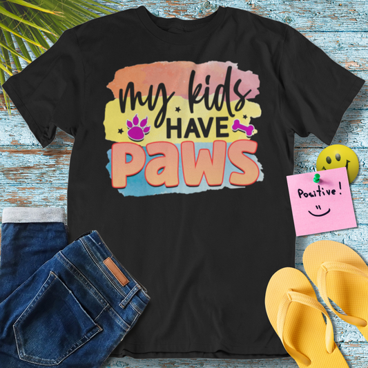My Kids Have Paws - Graphic T-Shirt
