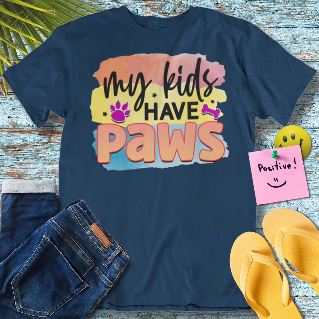 My Kids Have Paws - Graphic T-Shirt