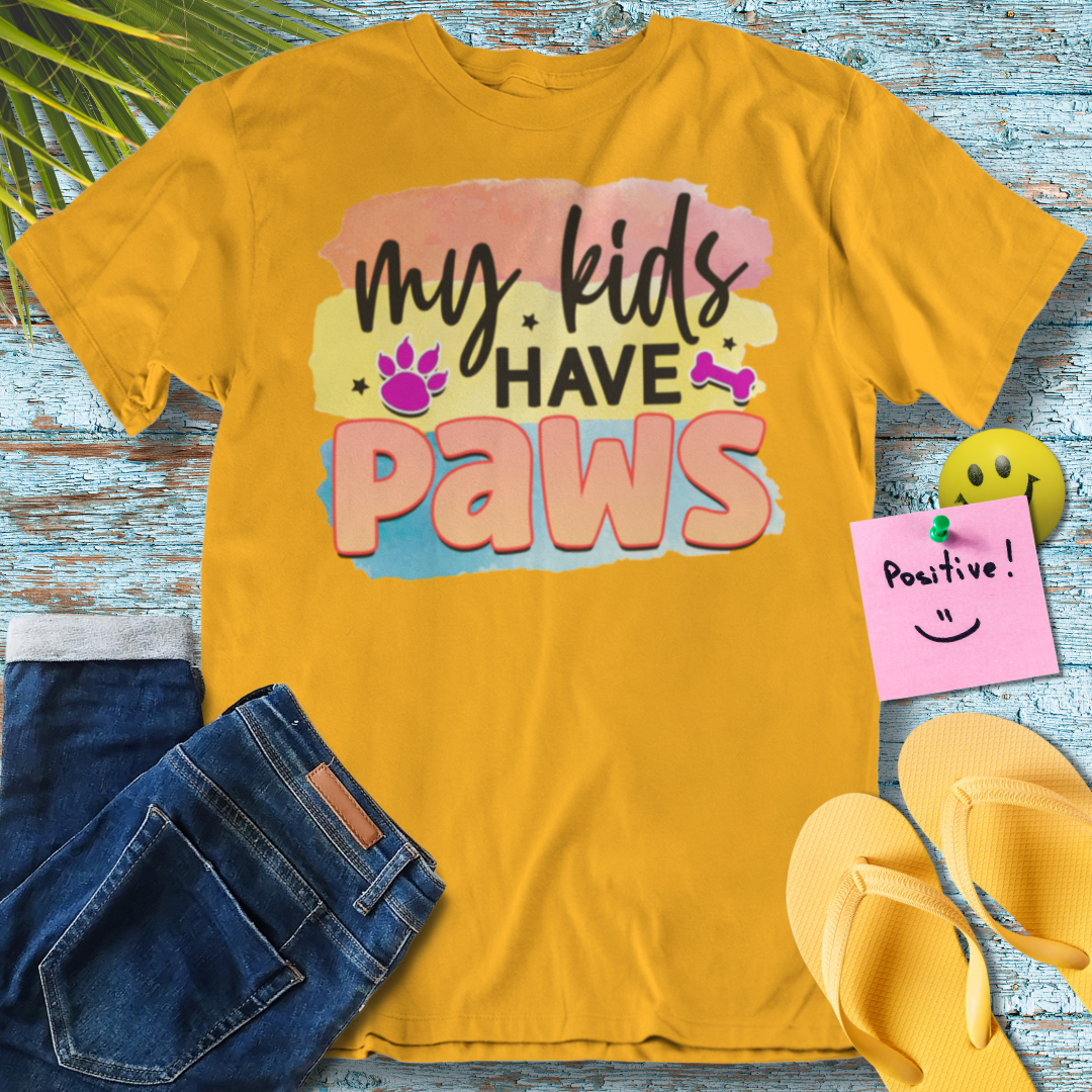 My Kids Have Paws - Graphic T-Shirt