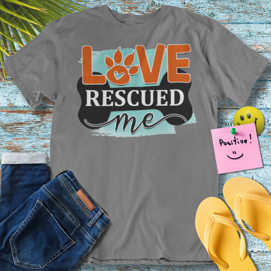 Rescued Hearts, Animal Adoption - Graphic T-Shirt