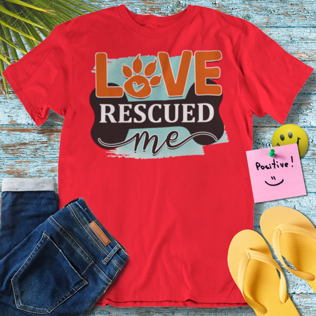Rescued Hearts, Animal Adoption - Graphic T-Shirt