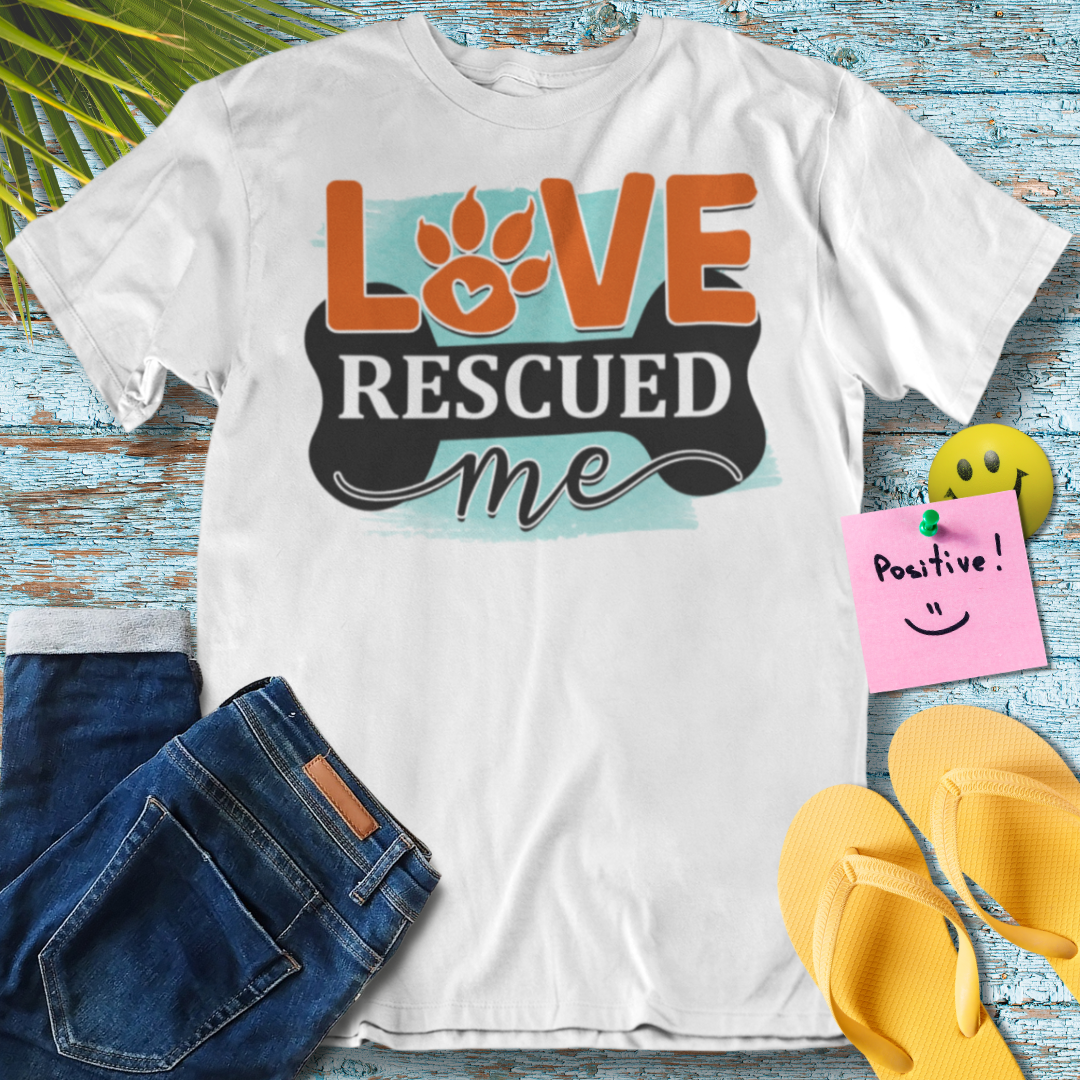 Rescued Hearts, Animal Adoption - Graphic T-Shirt
