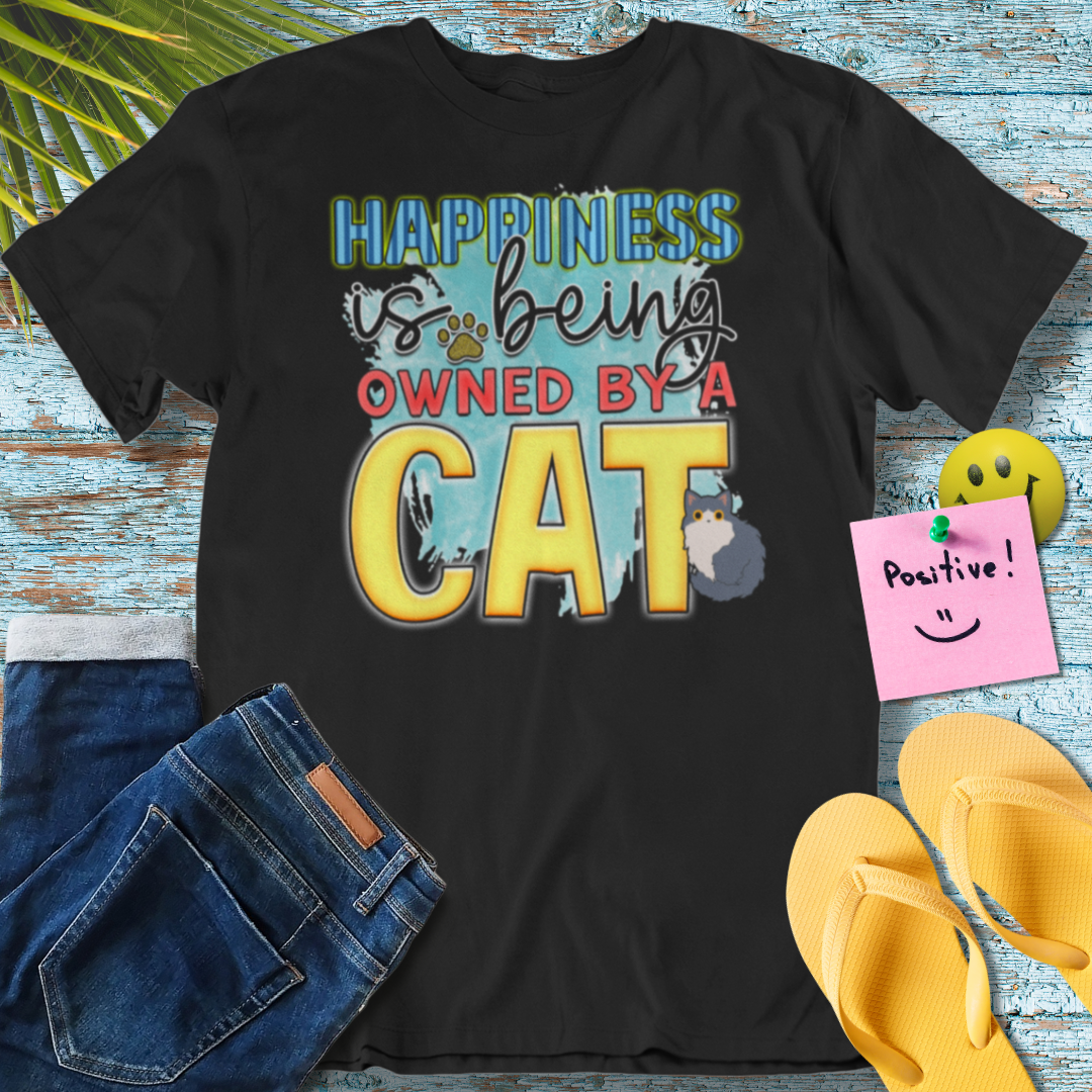 Feline Cat Lover's Bliss - Graphic T-Shirt