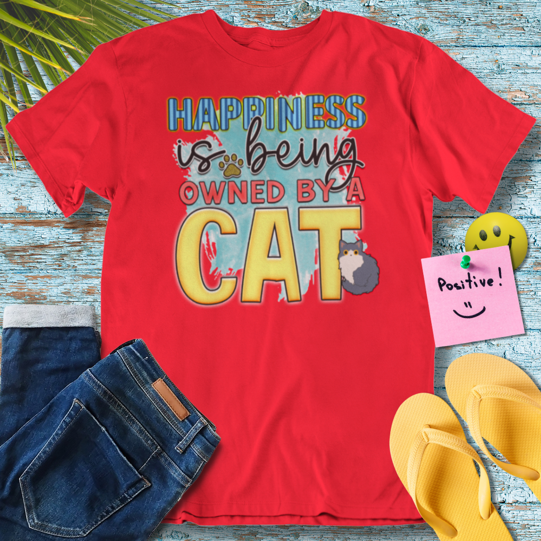 Feline Cat Lover's Bliss - Graphic T-Shirt