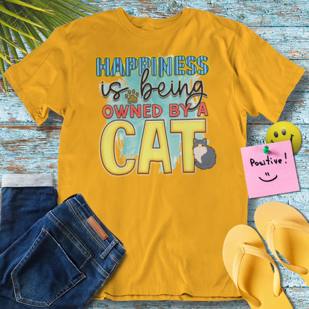 Feline Cat Lover's Bliss - Graphic T-Shirt