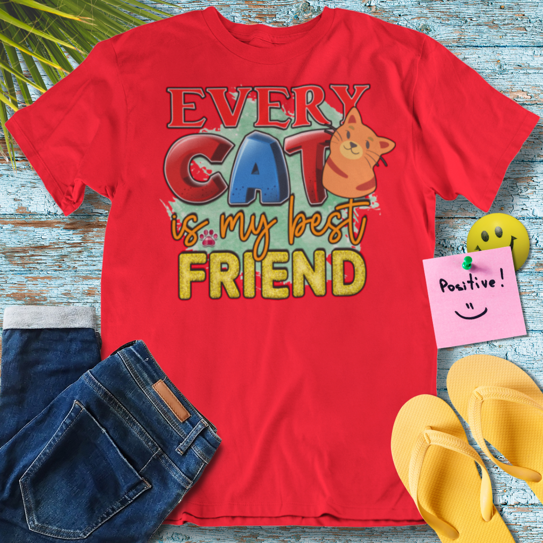 Every Cat is My Best Friend - Graphic T-Shirt