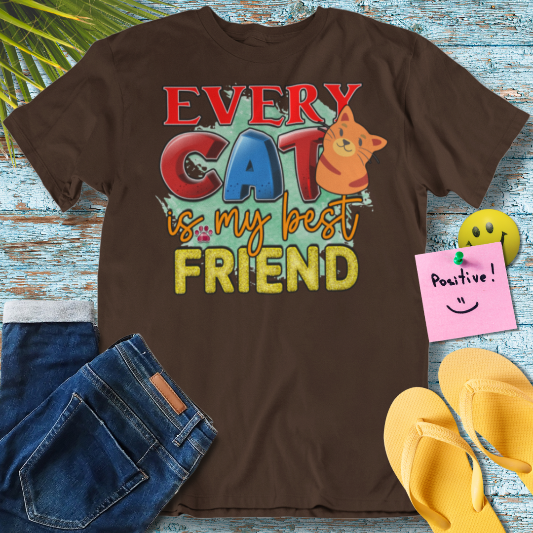 Every Cat is My Best Friend - Graphic T-Shirt