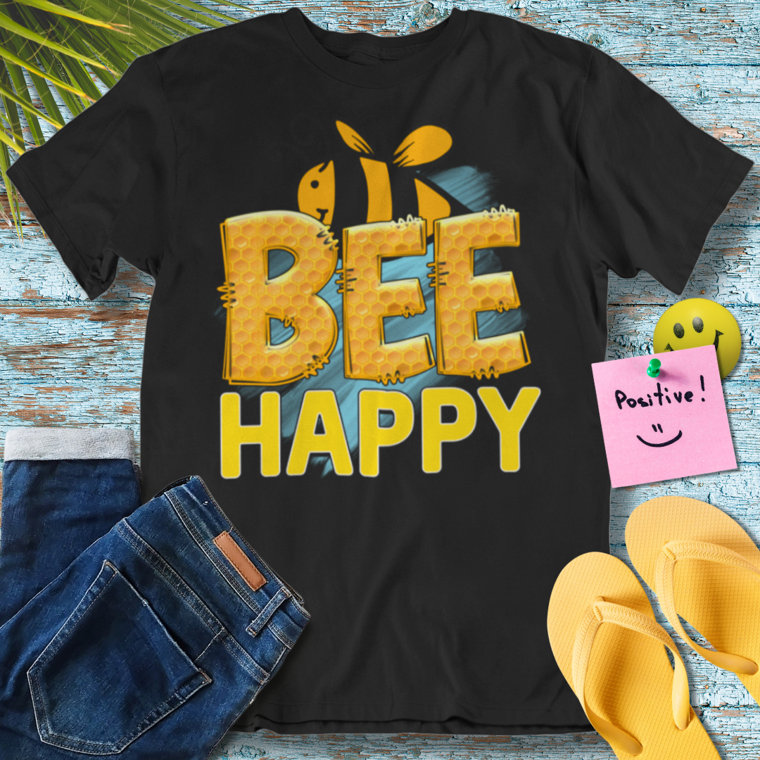 Bee Happy Unisex T-Shirt